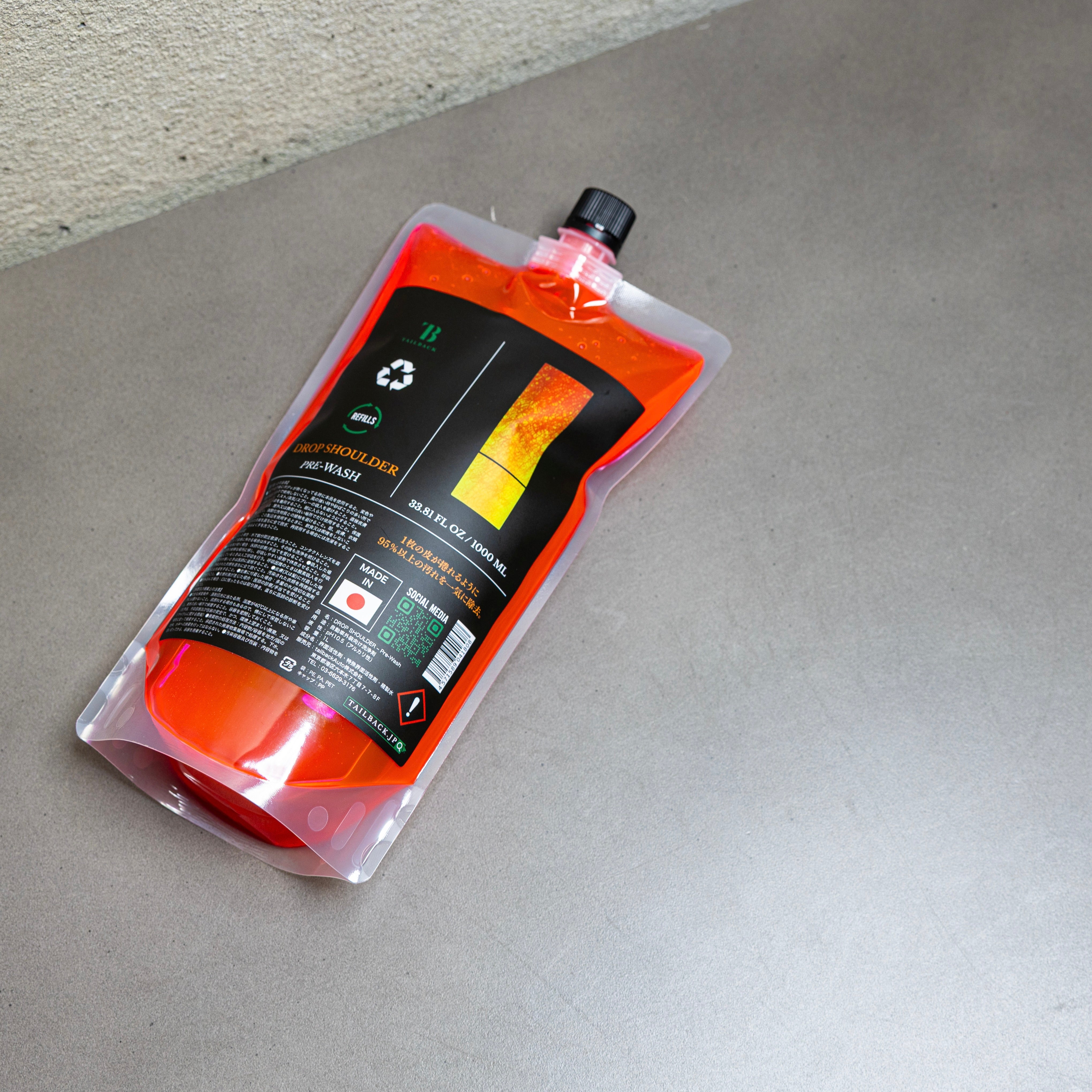 TAILBACK ReFILLS DROP SHOULDER 1000ML テールバック ドロップ