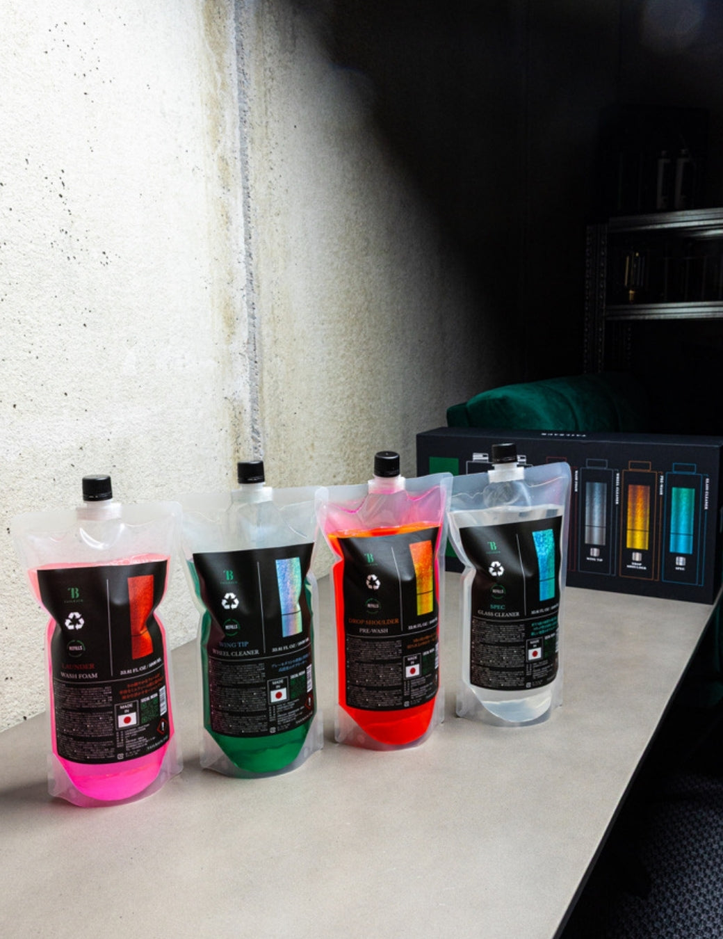 TAILBACK ReFILLS SPEC 1000ML テールバック スペック ガラスクリーナー 油分除去 ディテイリング 洗車用品